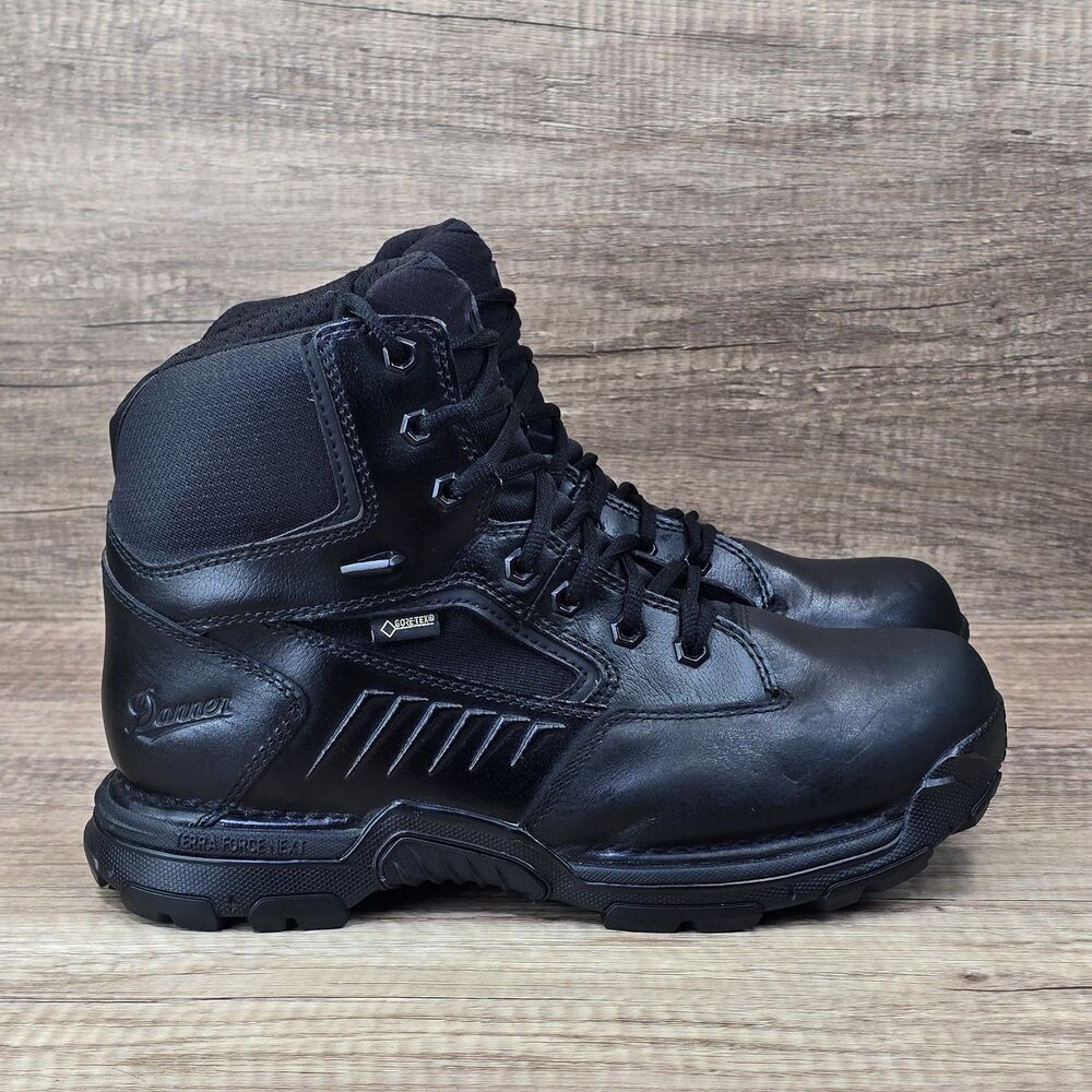 Danner Striker Bolt 6" GTX Men's Size 9.5 D Black Leather Tactical Boots 26632